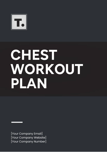Free Chest Workout Plan Template to Edit Online