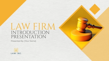 Free Law Firm Introduction Presentation Template to Edit Online