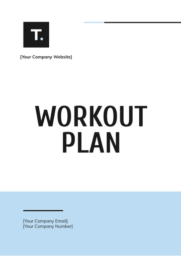 Free Workout Plan Template to Edit Online