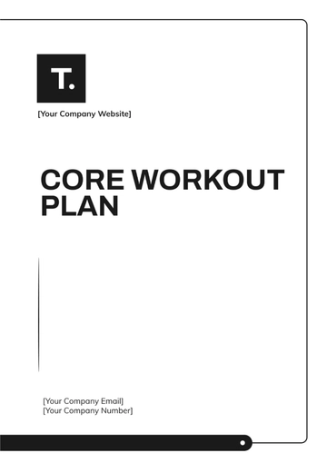 Free Core Workout Plan Template to Edit Online