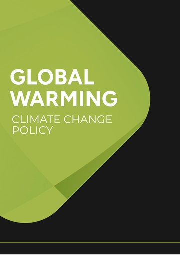 Free Global Warming Climate Change Policy to Edit Online