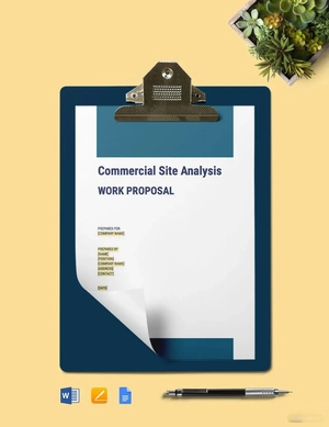 Preconstruction Proposal Template