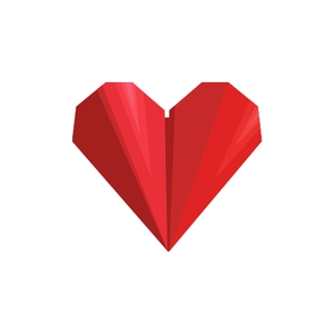 Free Paper Heart Element Clipart to Edit Online