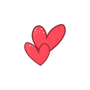 Free Love Heart Element Clipart to Edit Online