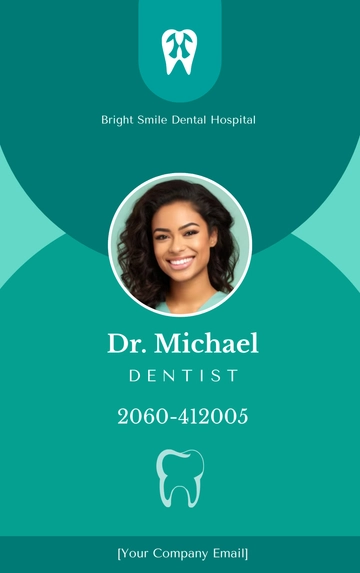 Free Dentist ID Card to Edit Online