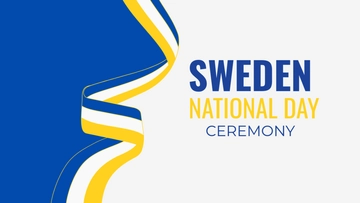 Free National Day of Sweden Youtube Thumbnail Template to Edit Online