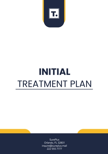 Free Initial Treatment Plan Template to Edit Online
