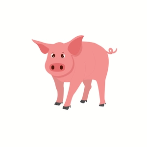Free Pig Animal to Edit Online