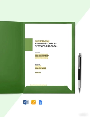 HR Services Proposal Template