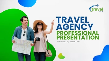 Free Travel Agency Professional Presentation Template to Edit Online