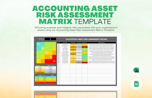 Accounting Asset Risk Assessment Matrix Template