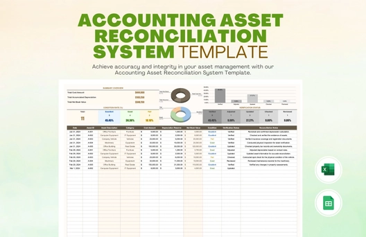 Accounting Asset Reconciliation System Template