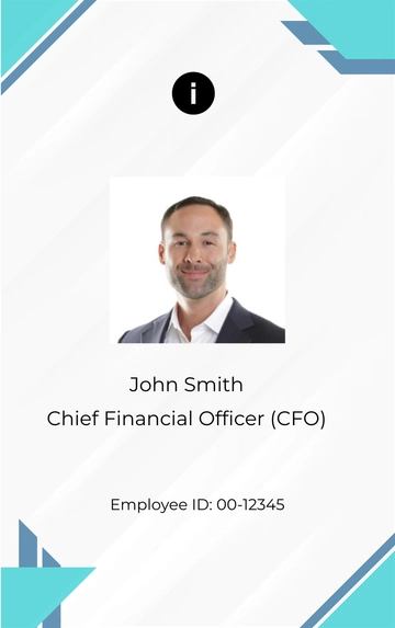 Free Senior Executive ID Card to Edit Online