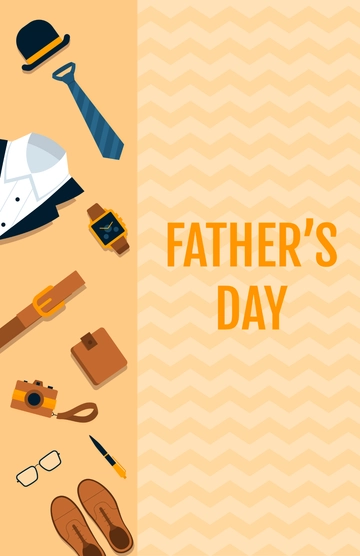 Free Father's Day Poster Background Template to Edit Online