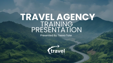 Free Travel Agency Training Presentation Template to Edit Online