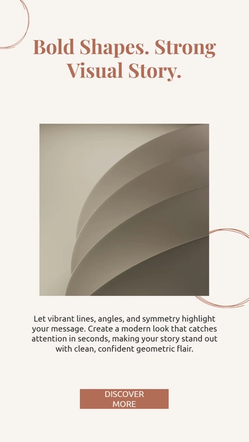 Free Geometric Facebook Story Template to Edit Online