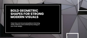 Free Geometric Facebook Cover Template to Edit Online