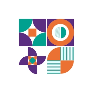 Free Geometric Mosaic Clipart to Edit Online