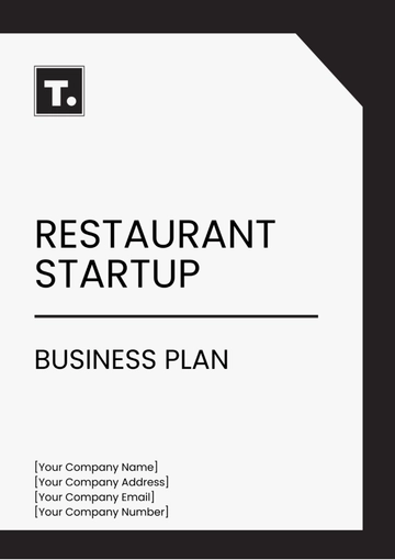Free Restaurant Startup Business Plan Template to Edit Online