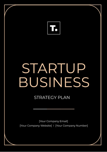 Free Startup Business Strategy Plan Template to Edit Online