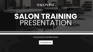 Free Salon Training Presentation Template to Edit Online