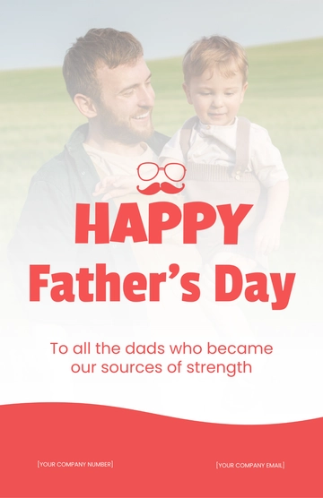 Free Father's Day Hospital Poster Template to Edit Online
