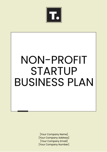Free Nonprofit Startup Business Plan Template to Edit Online
