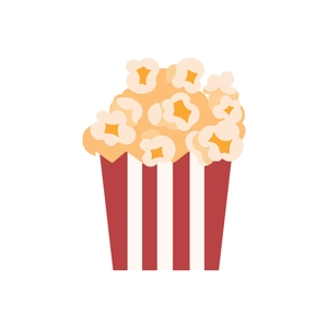 Free Popcorn Snack Clipart to Edit Online