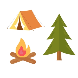 Free Outdoor Camping Clipart to Edit Online