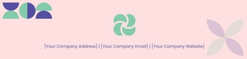Free Geometric Letterhead Template to Edit Online