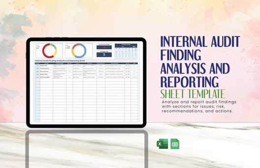 Internal Audit Finding Analysis and Reporting Sheet Template
