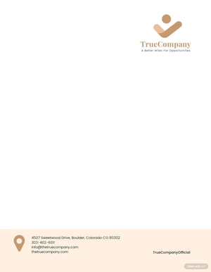 Corporate Letterhead Template
