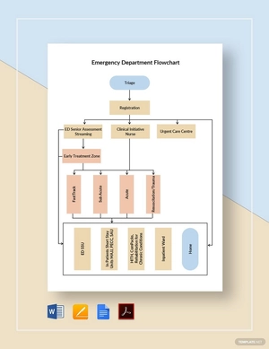 Emergency Department Flowchart Template