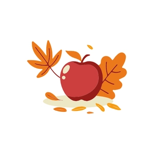 Free Apple Autumn Clipart to Edit Online