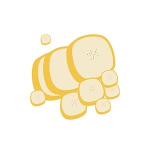 Free Banana Chips Snack Clipart to Edit Online