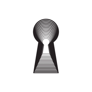 Free Keyhole Geometric Clipart to Edit Online