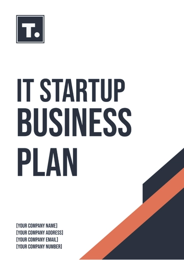 Free IT Startup Business Plan Template to Edit Online