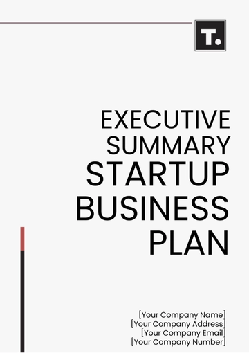 Free Executive Summary Startup Business Plan Template to Edit Online