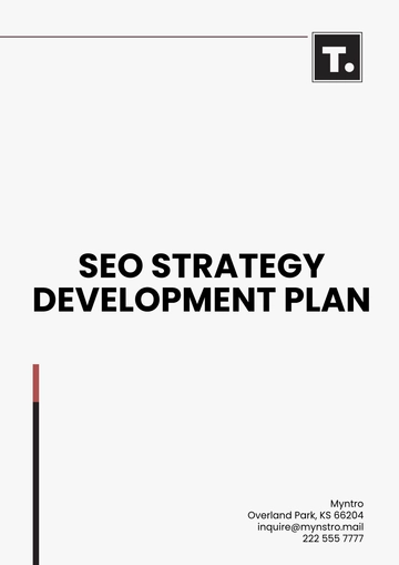 Free SEO Strategy Development Plan Template to Edit Online
