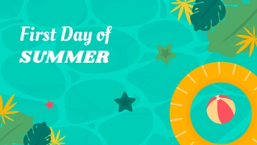 Free First Day of Summer Celebration Background Template to Edit Online