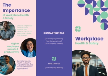 Free Geometric Pamphlet Template to Edit Online