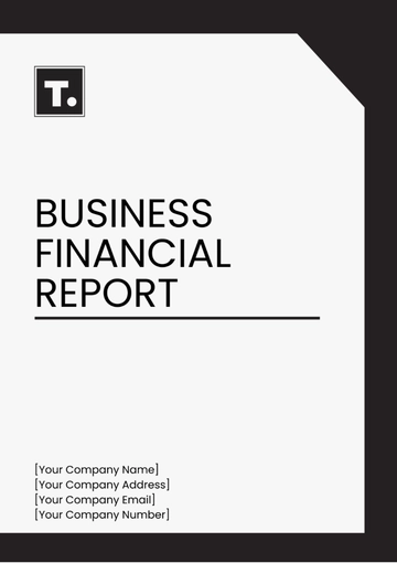 Free Business Financial Report Template to Edit Online
