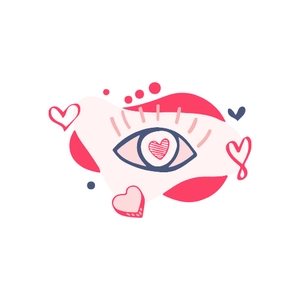 Free Love Eye Collage Clipart to Edit Online