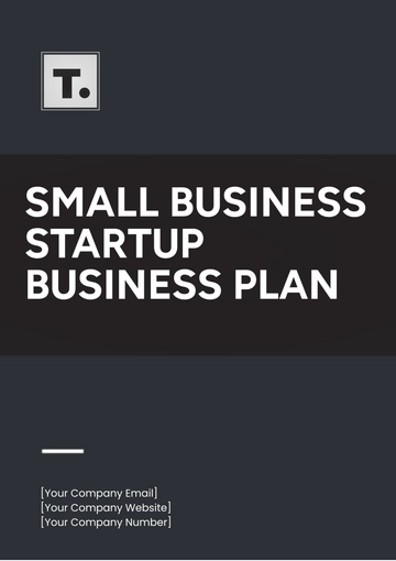 Free Small Business Startup Business Plan Template to Edit Online