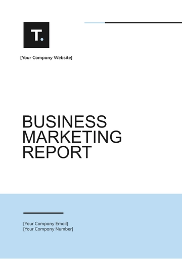 Free Business Marketing Report Template to Edit Online