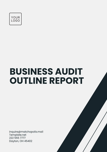 Free Business Audit Outline Report Template to Edit Online