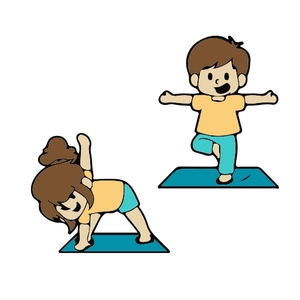 Free Children Fitness Exercise Clipart to Edit Online