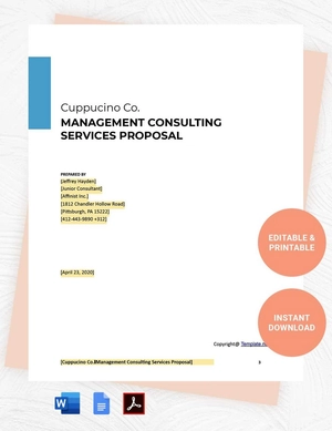 Simple Consulting Proposal Template