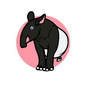 Free Tapir Animal Clipart to Edit Online