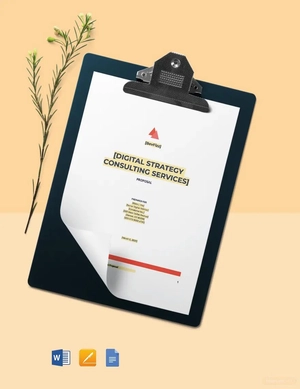 Strategy Consulting Proposal Template Strategy Consulting Proposal Template